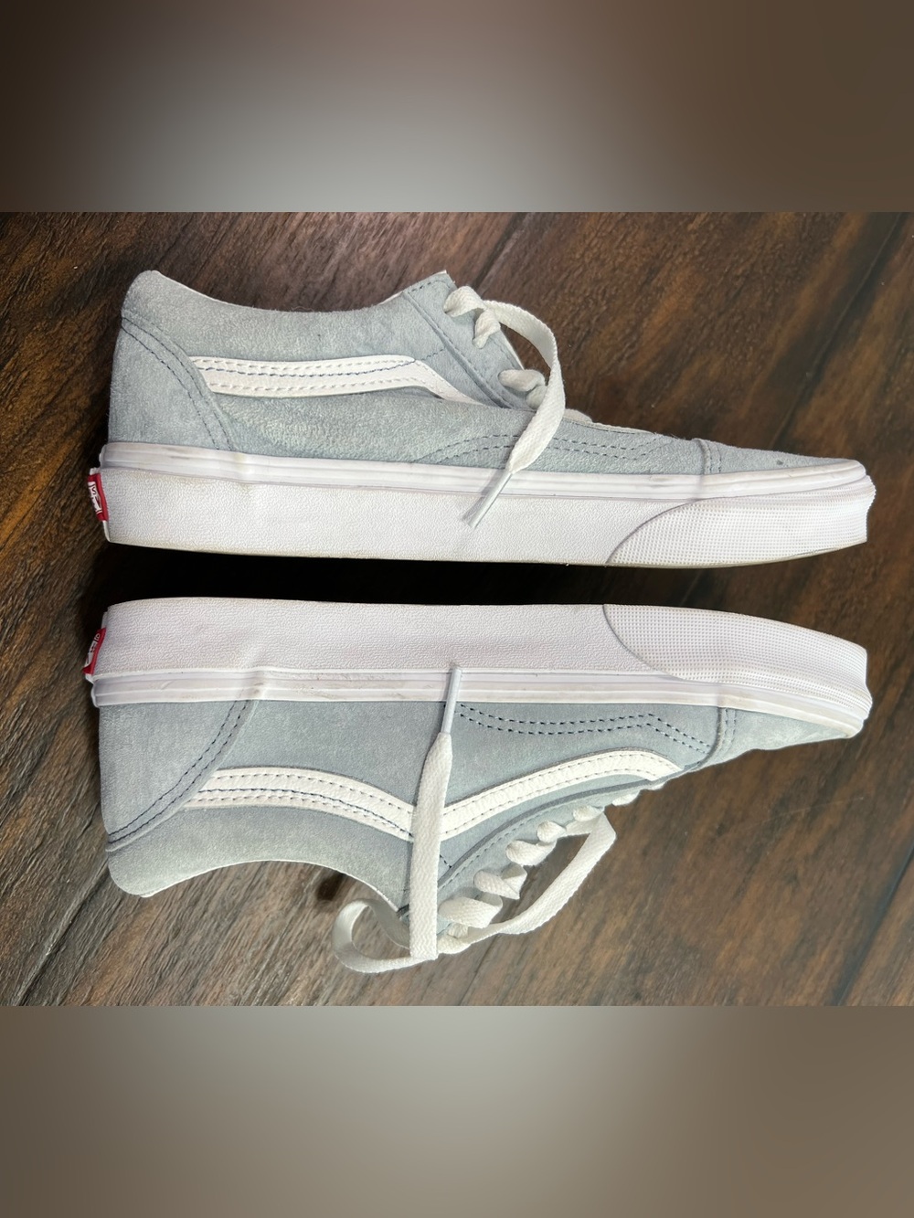 Vans Old Skool Suede Dusty Blue Grey Low Top Skate Shoes Women’s Size 7.5 - Picture 8 of 8